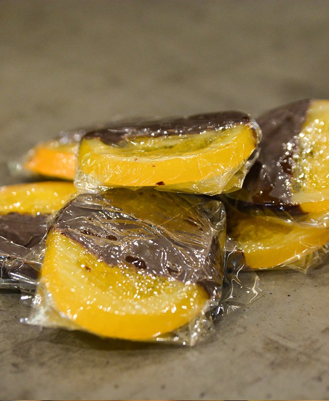 Νηστίσιμο φέτα πορτοκάλι-σοκολάτα